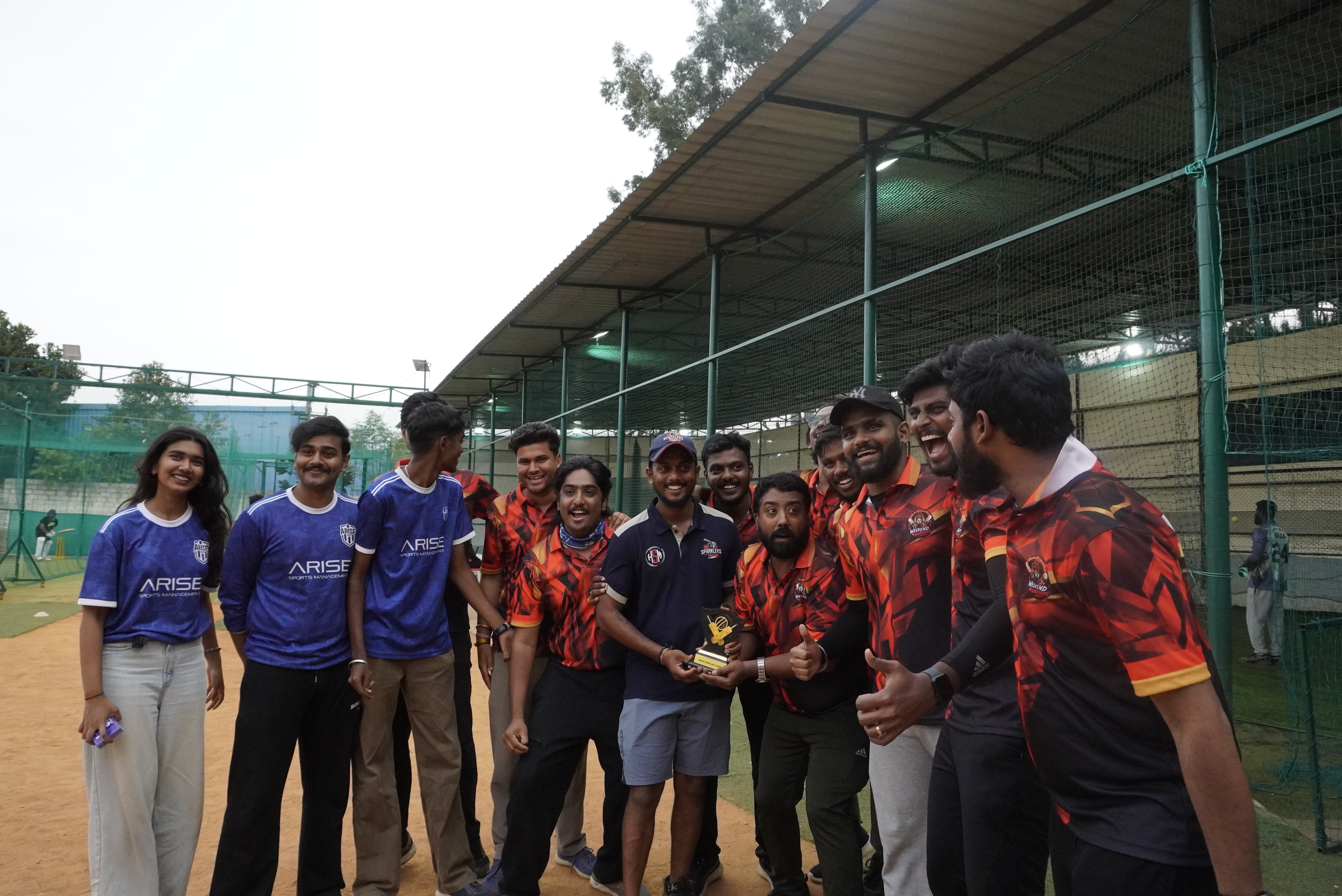 Indoor sports action